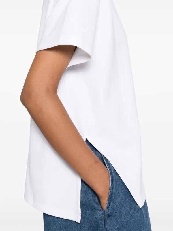 LOEWE Anagram-embroidered T-shirt | White | FARFETCH