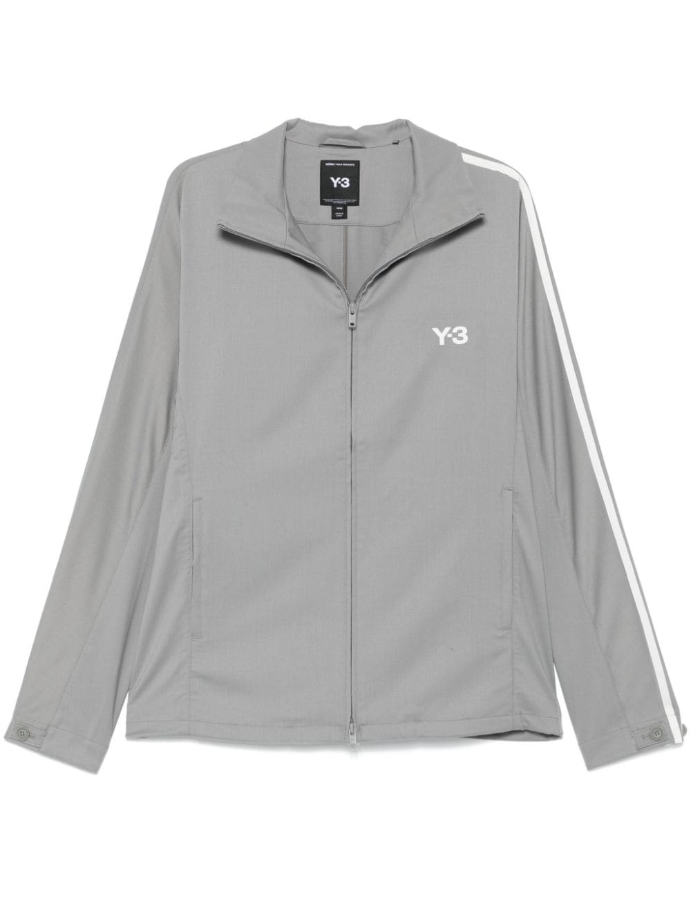 Shop Y-3 X Adidas 3-stripes Track Jacket In Grey