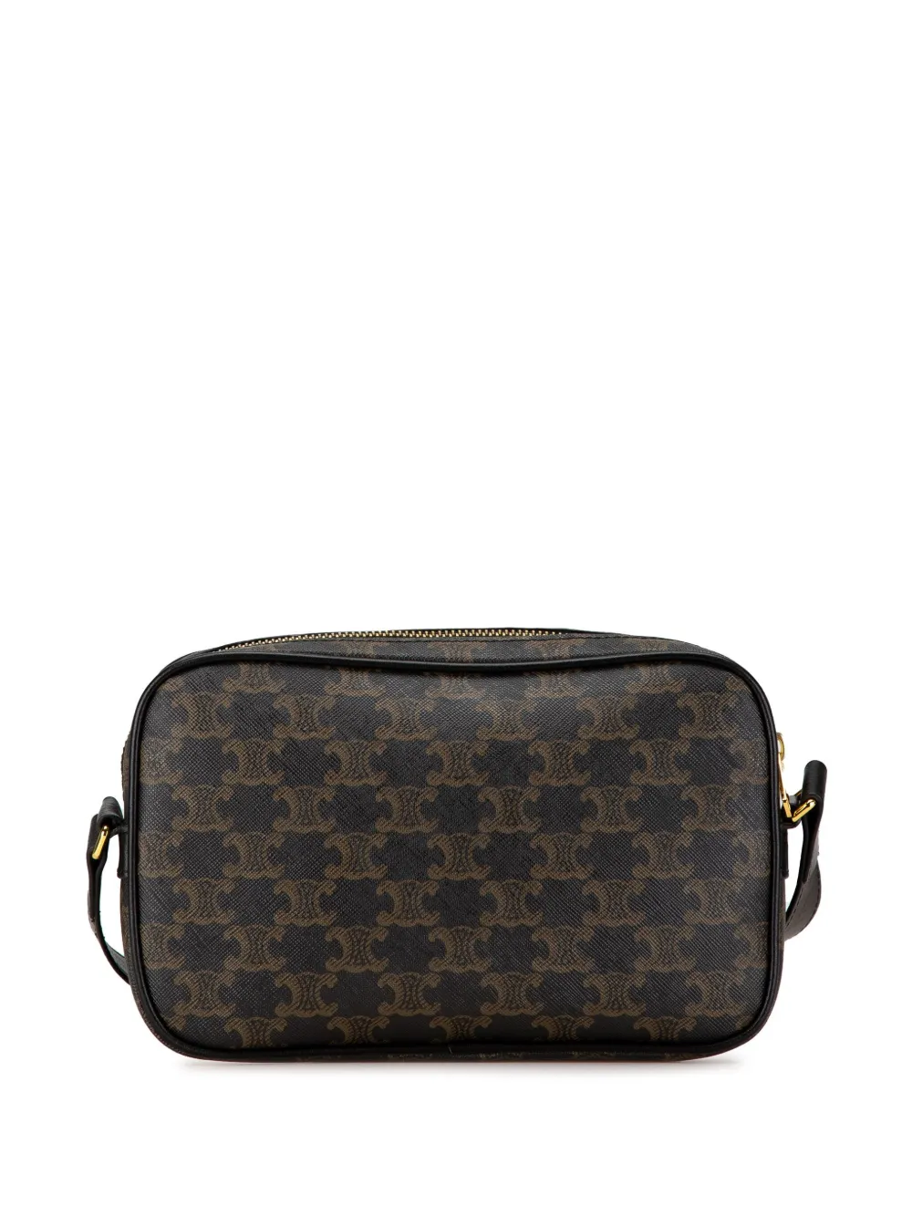 Céline Pre-Owned 2000-2023 medium Triomphe Messenger crossbodytas - Zwart