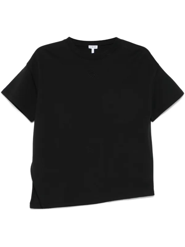 LOEWE ブラック Tシャツ アナグラム LOEWE アナグラム Tシャツ | ブラック | FARFETCH JP