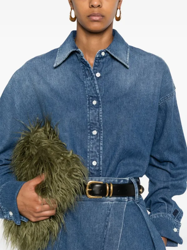 ロエベ　シャツ LOEWE デニムシャツ | ブルー | FARFETCH JP