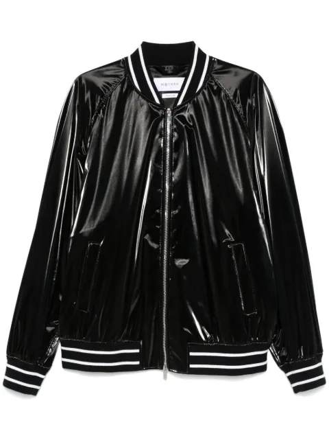 Alexander McQueen striped-trim bomber jacket Men