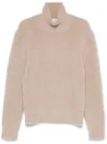 AMI Paris brushed jumper - Brown