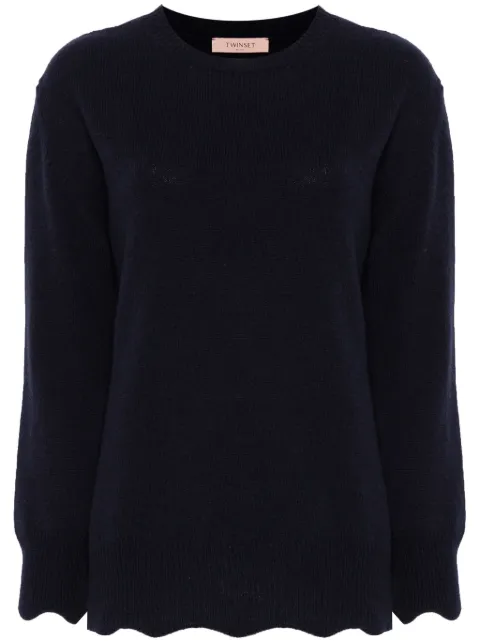 TWINSET suéter con cuello redondo