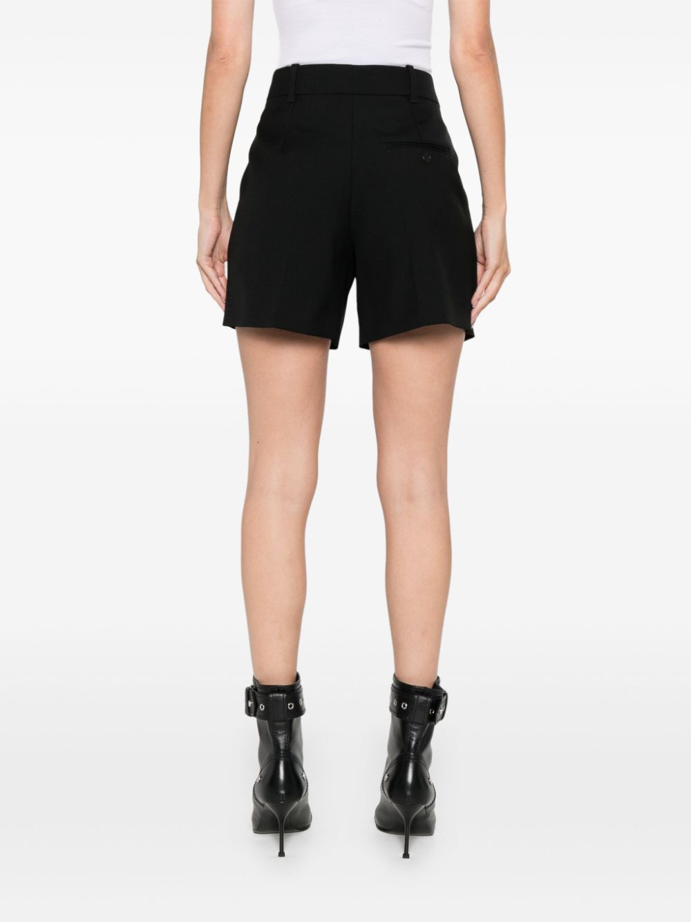 Alexander McQueen pleat-detail shorts Women