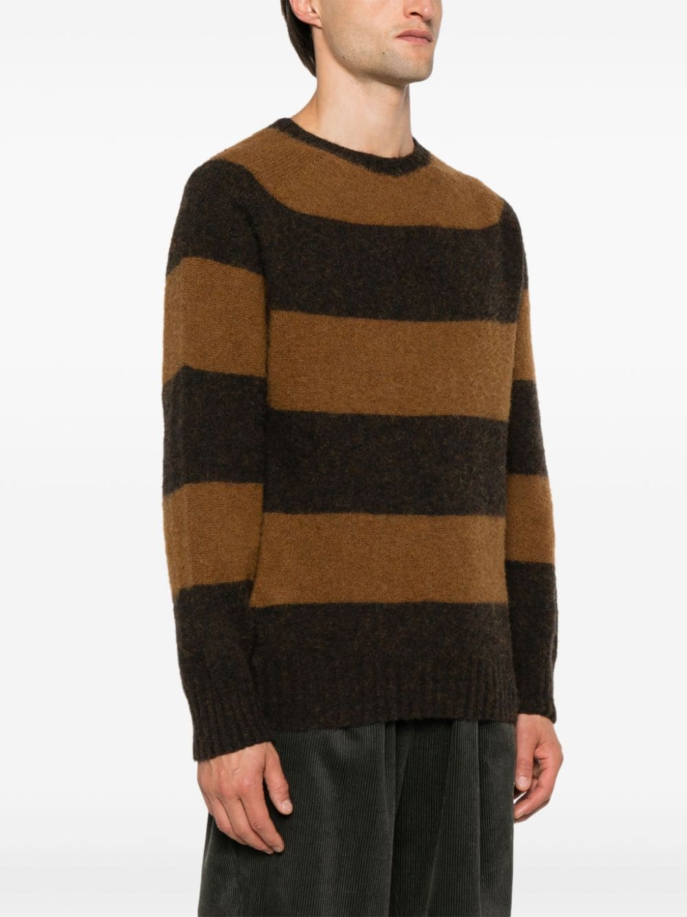 Shop Ymc You Must Create Suedehead Jumper In Brown