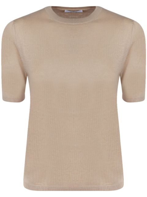 Max Mara short sleeve knitted top Women