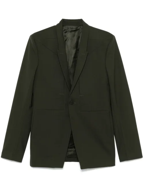 Rick Owens blazer Fogpocket - Vert - Rick Owens - Modalova