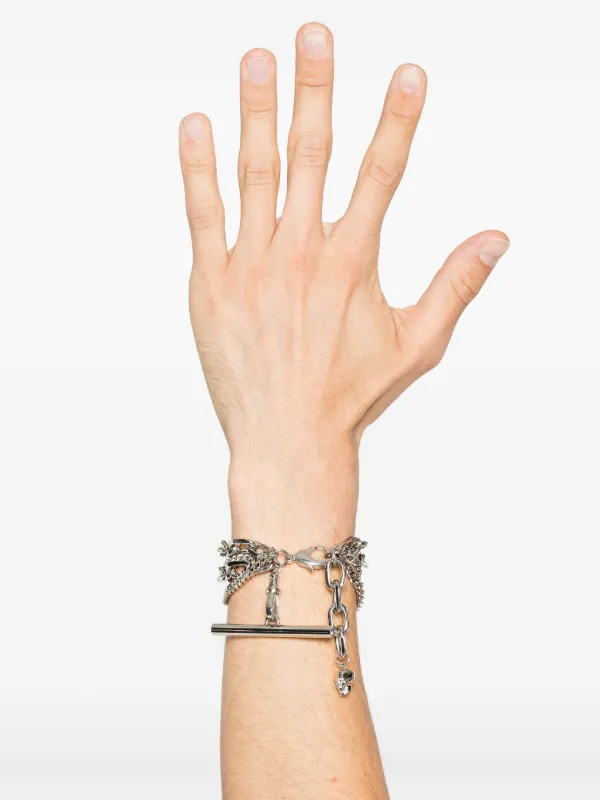ハマイン Alexander McQUEEN シルバーチェーンブレスレット 31897909_62122199_322.jpg