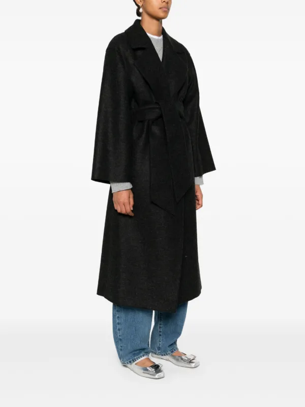 コート Harris Wharf London FW25 BELTED LONG COAT (AA1192 MLK199) コート Harris Wharf London FW25 BELTED LONG COAT (AA1192