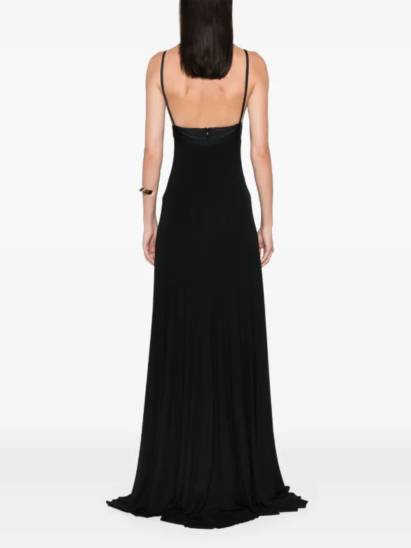 Jacquemus La Robe Spallina Maxi Dress Black FARFETCH IN - Main Image
