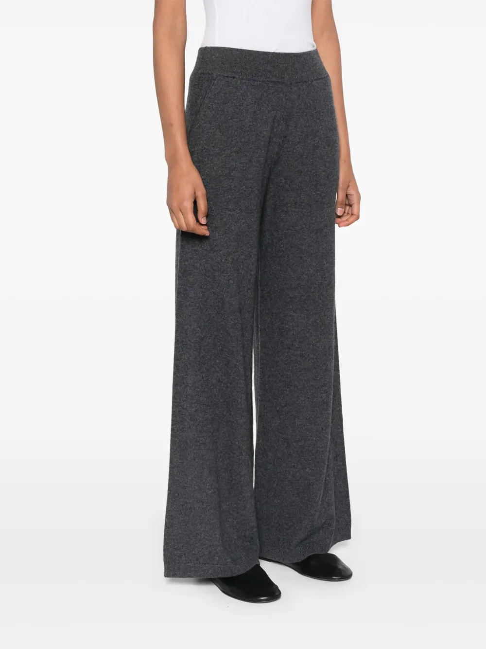 Philo-sofie Knitted Trousers In Black