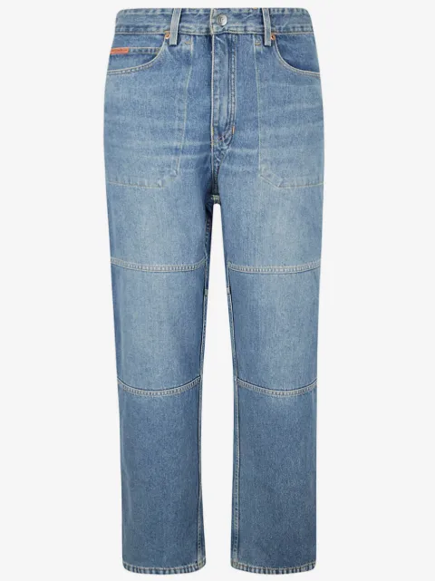 Martine Rose Wendbare Jeans mit Camouflage-Print