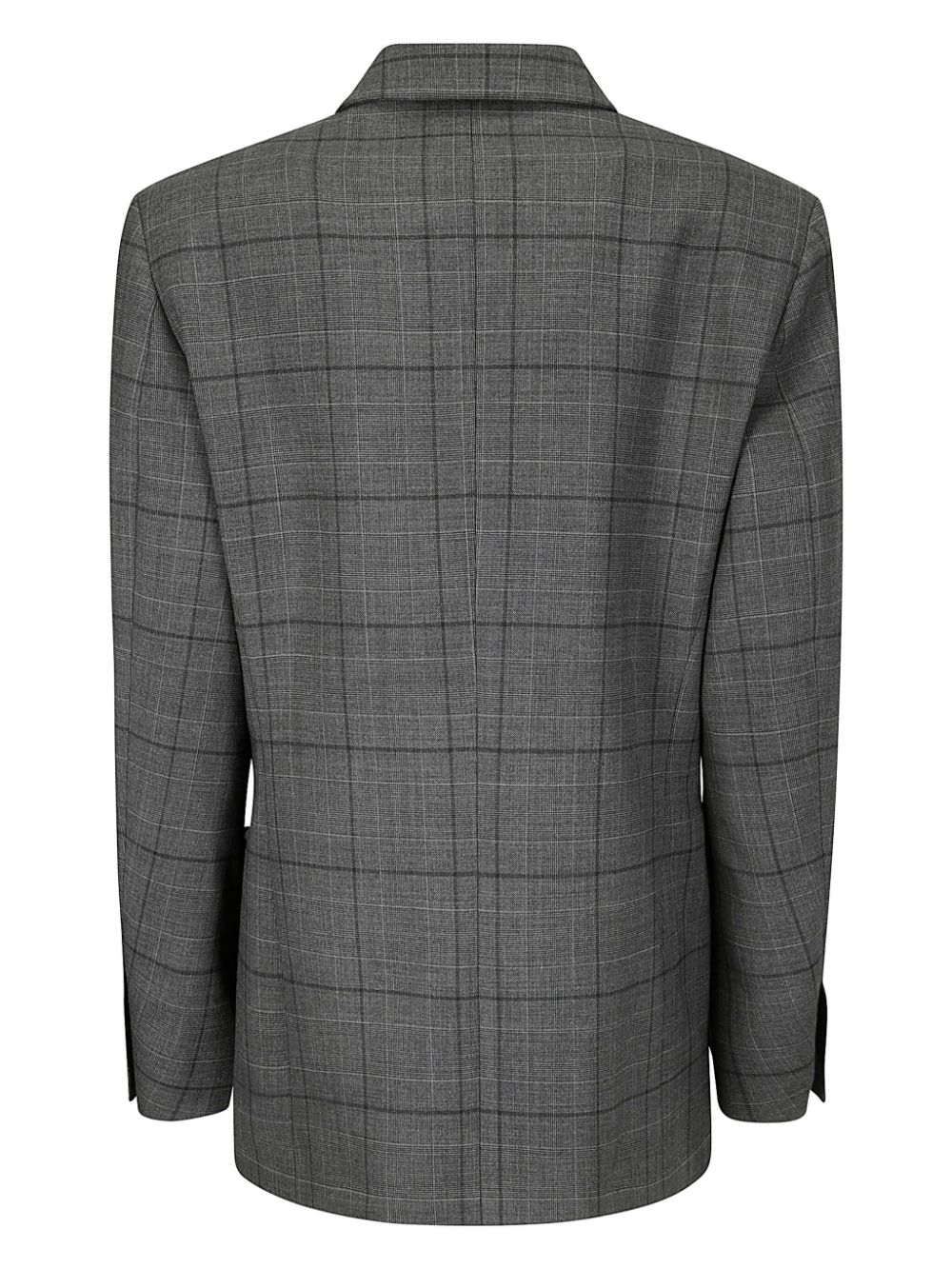 Coperni plaid-check pattern blazer - Grijs