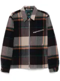 PS Paul Smith checkered shirt jacket - Brown