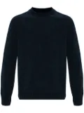 BOSS chenille-texture sweater - Blue