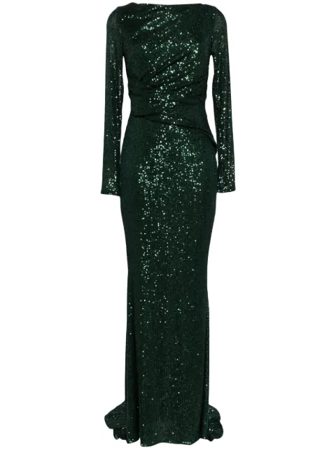 Talbot Runhof LGSLV Abendkleid mit Pailletten