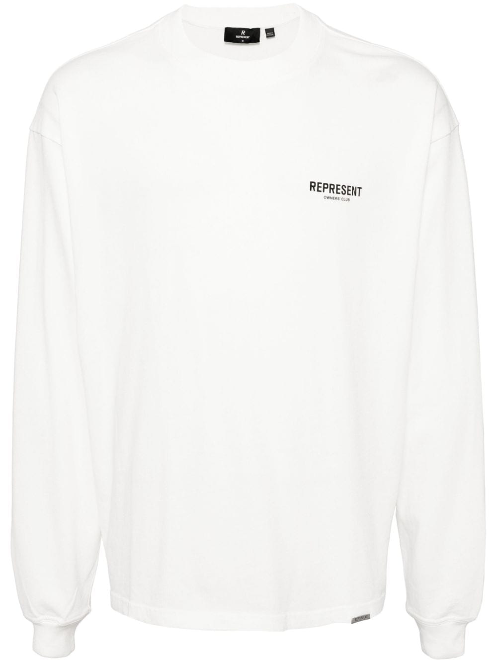 Shop Represent Owners Club Long-sleeved T-shirt In White