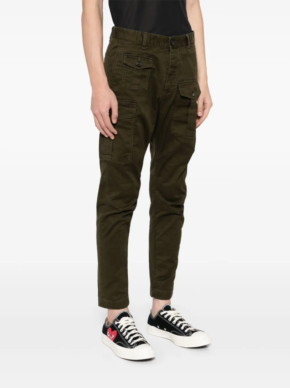 DSQUARED2 Sexy cargo broek Groen