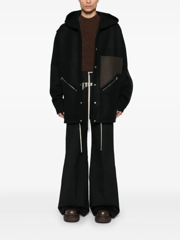 Rick Owens コート 46 Rick Owens Tour コート | ブラック | FARFETCH JP