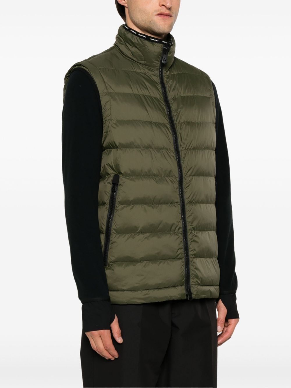 Shop Peuterey Lavet Gilet In Grün