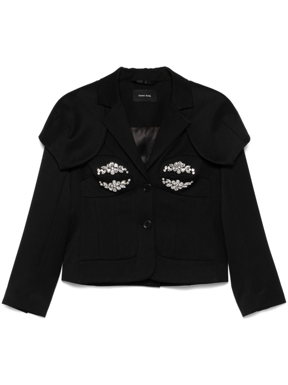 SIMONE ROCHA CRYSTAL-EMBELLISHED JACKET 