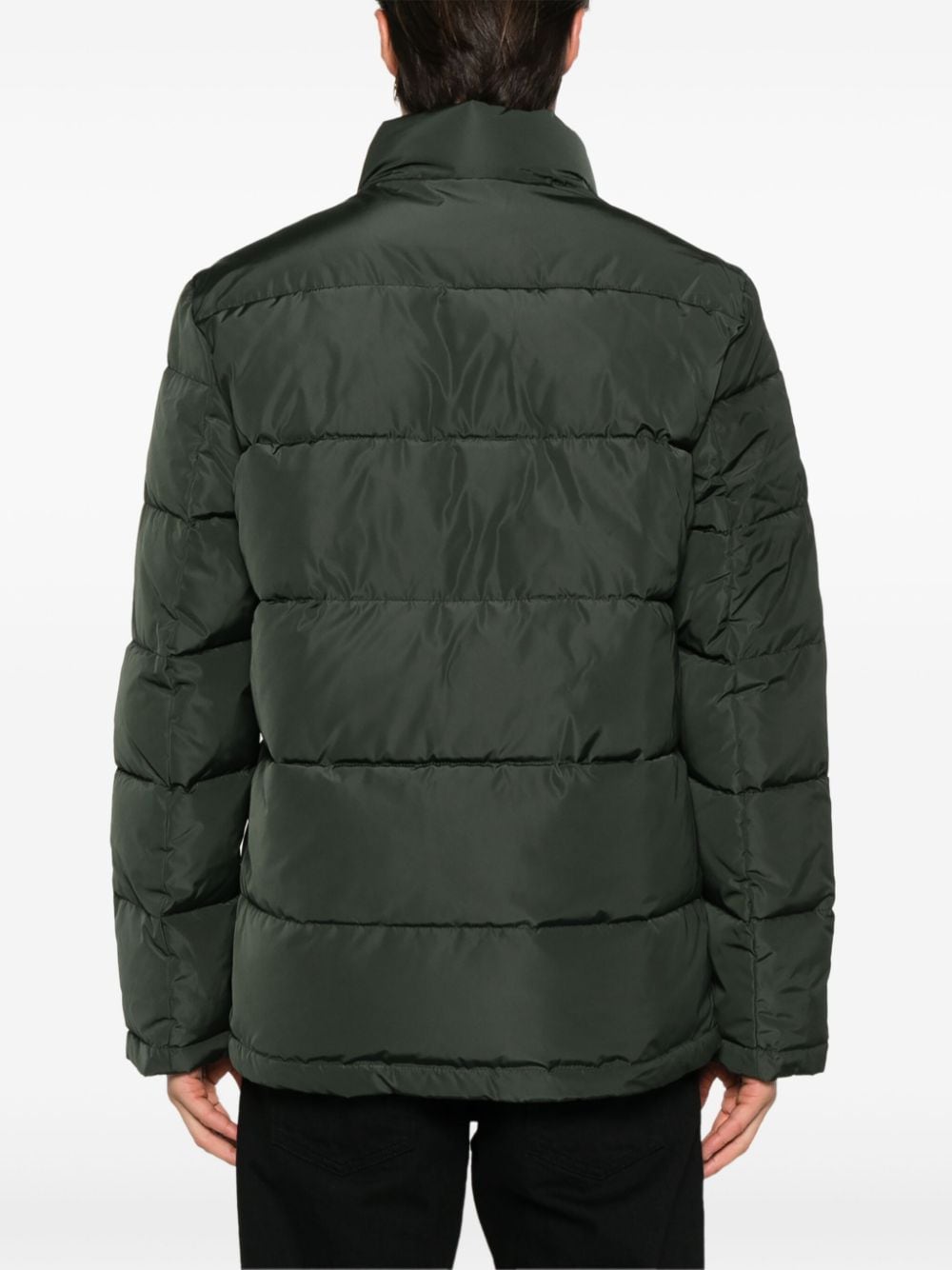 Shop John Richmond Padded Jacket In Green