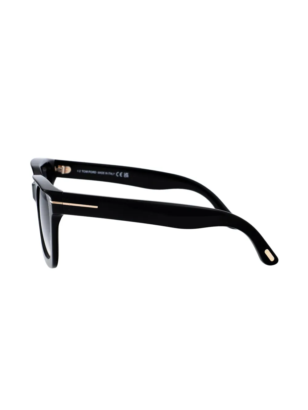 TOM FORD Eyewear FT1115 zonnebril met vierkant montuur Zwart