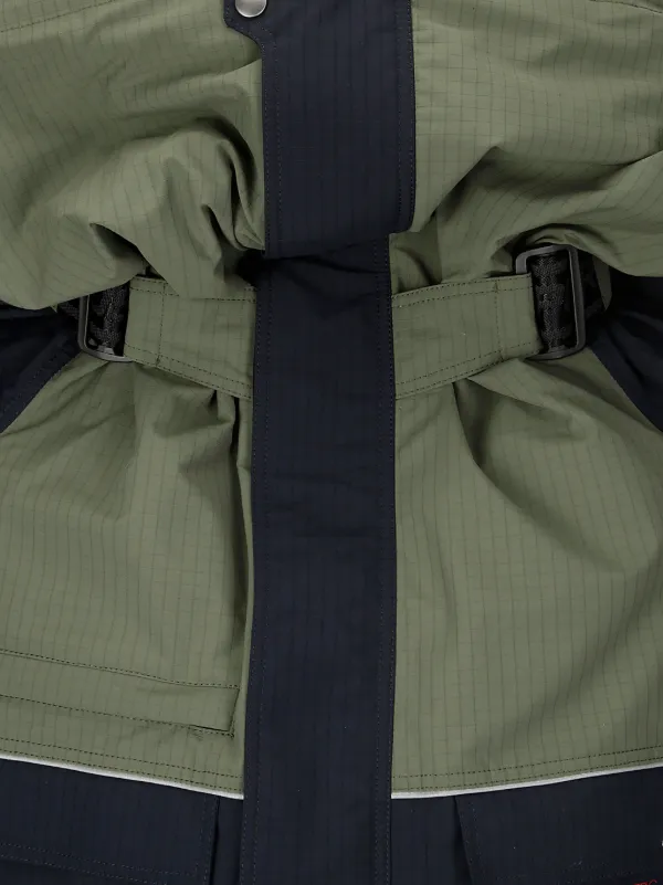 Martine Rose Empty Single Breasted Jacket - Wet Look Khaki