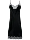 Coperni lace-trim midi dress - Black