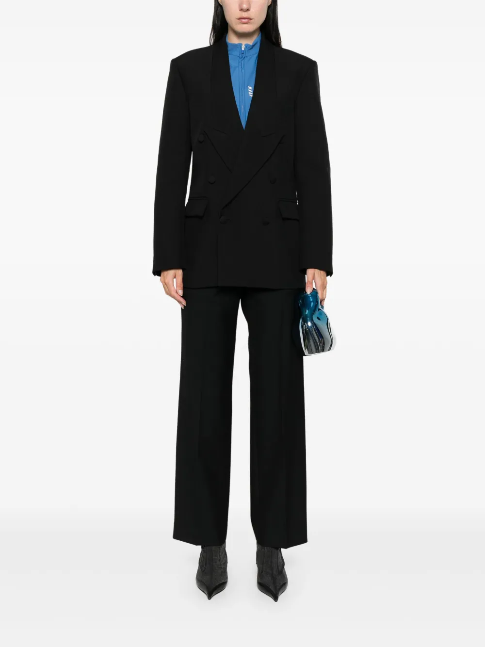 Coperni Blazer met dubbele rij knopen - Zwart