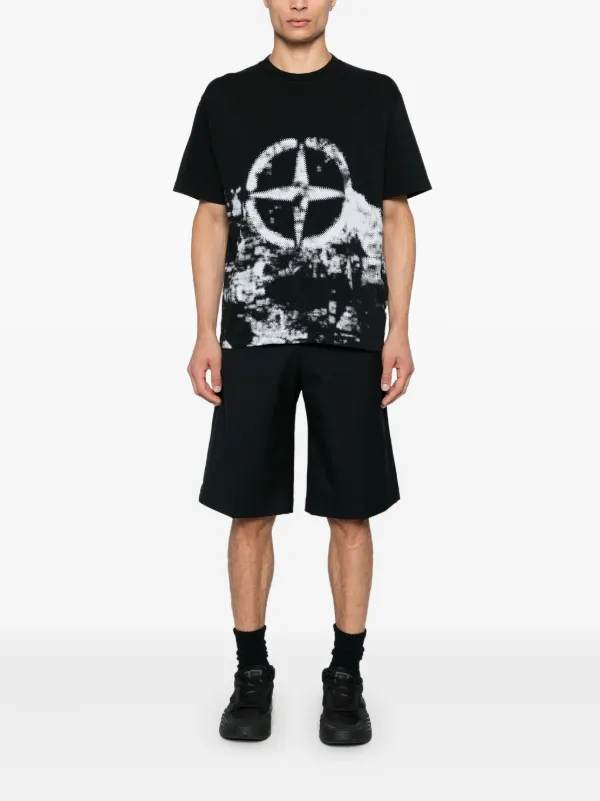 Stone island shorts and t shirt clearance