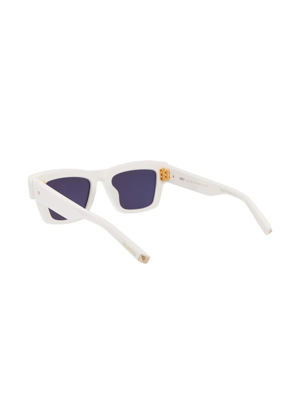 VALENTINO GARAVANI EYEWEAR VLS-106C-50 zonnebril met vierkant montuur Wit