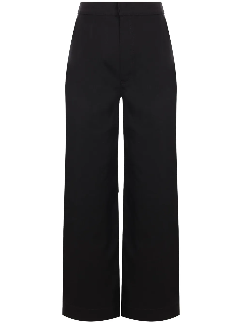 Jil Sander Jeans met wijde pijpen Zwart