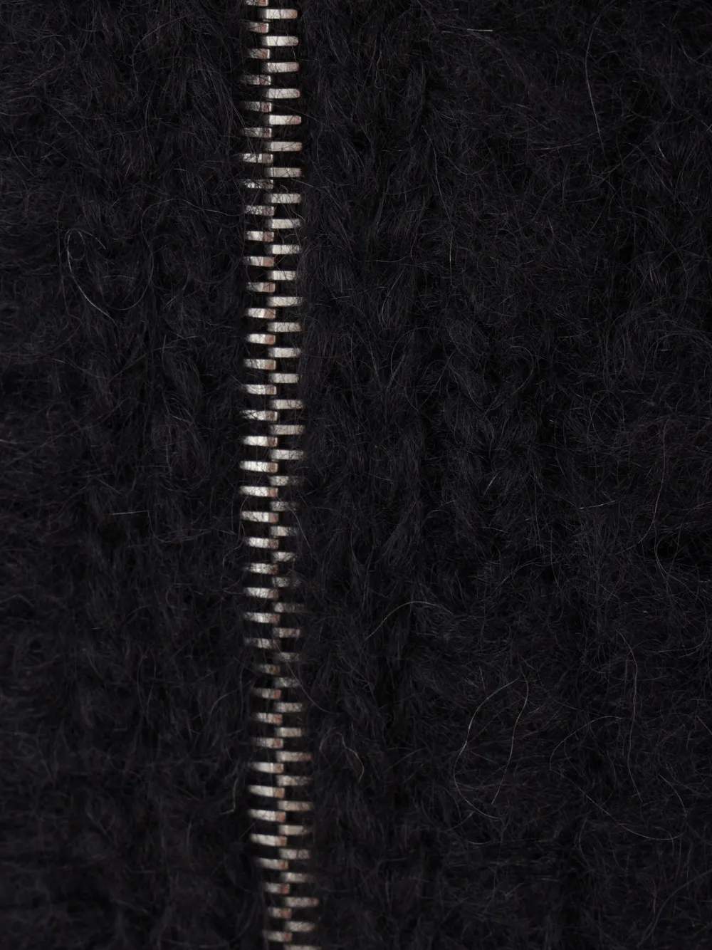 Jil Sander Basket Weave-knit Cardigan In Black