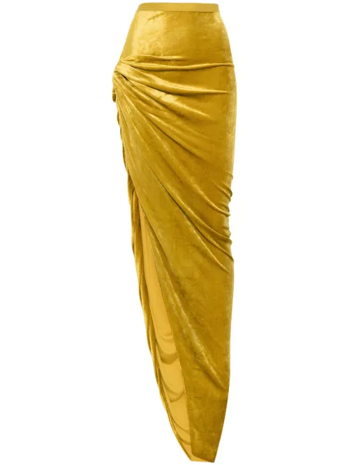 Jupe longue Twist Edfu - Rick Owens Lilies - Modalova