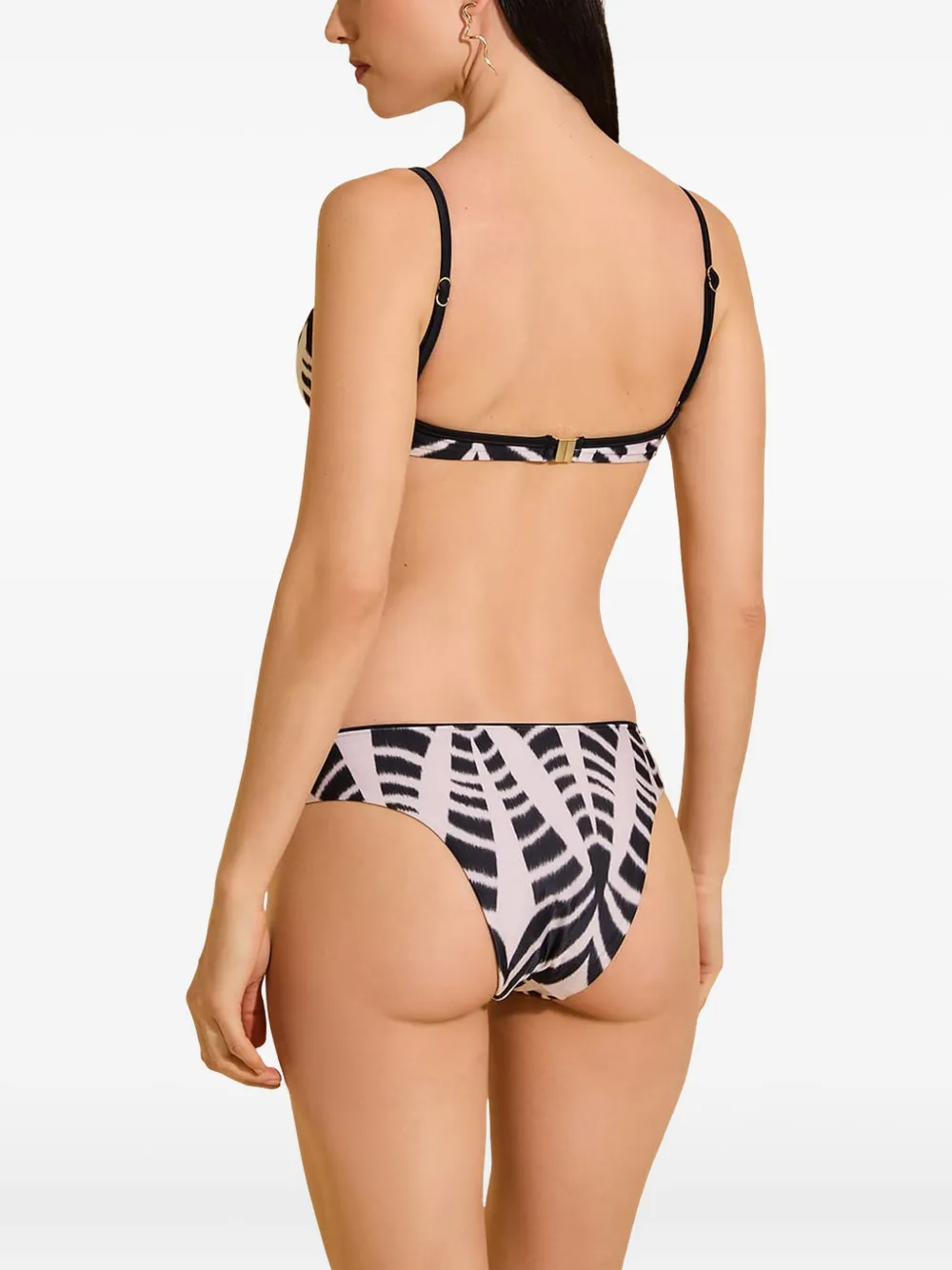 Lenny Niemeyer Printed Bikini Bottoms In Black