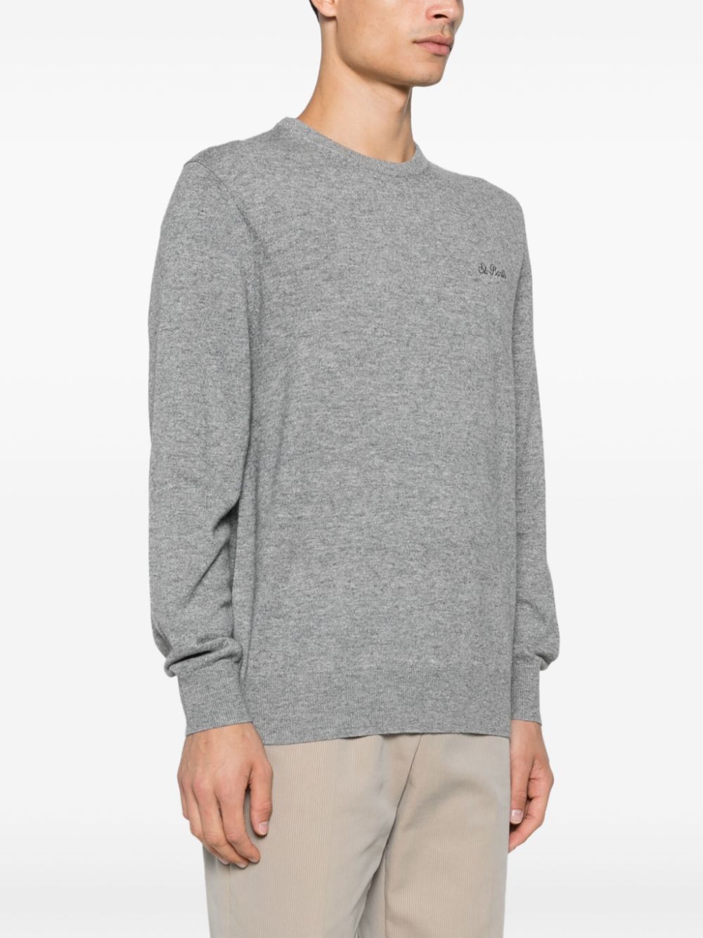 Shop Mc2 Saint Barth Regent Sweater In Grey