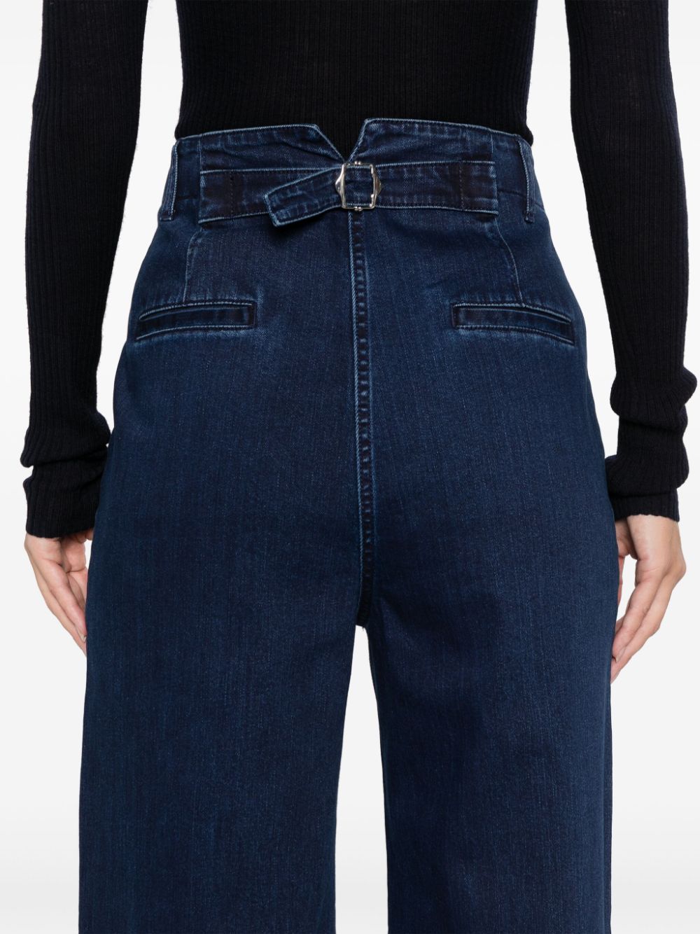 Shop Tibi Barry Jeans In Blue