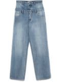 Tibi double waist washed jeans - Blue