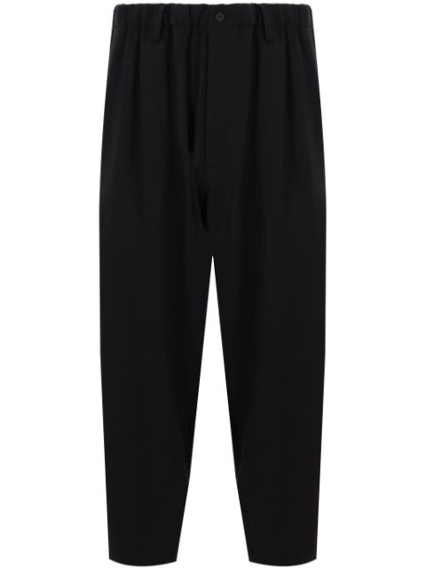 Yohji Yamamoto elasticated-waist trousers