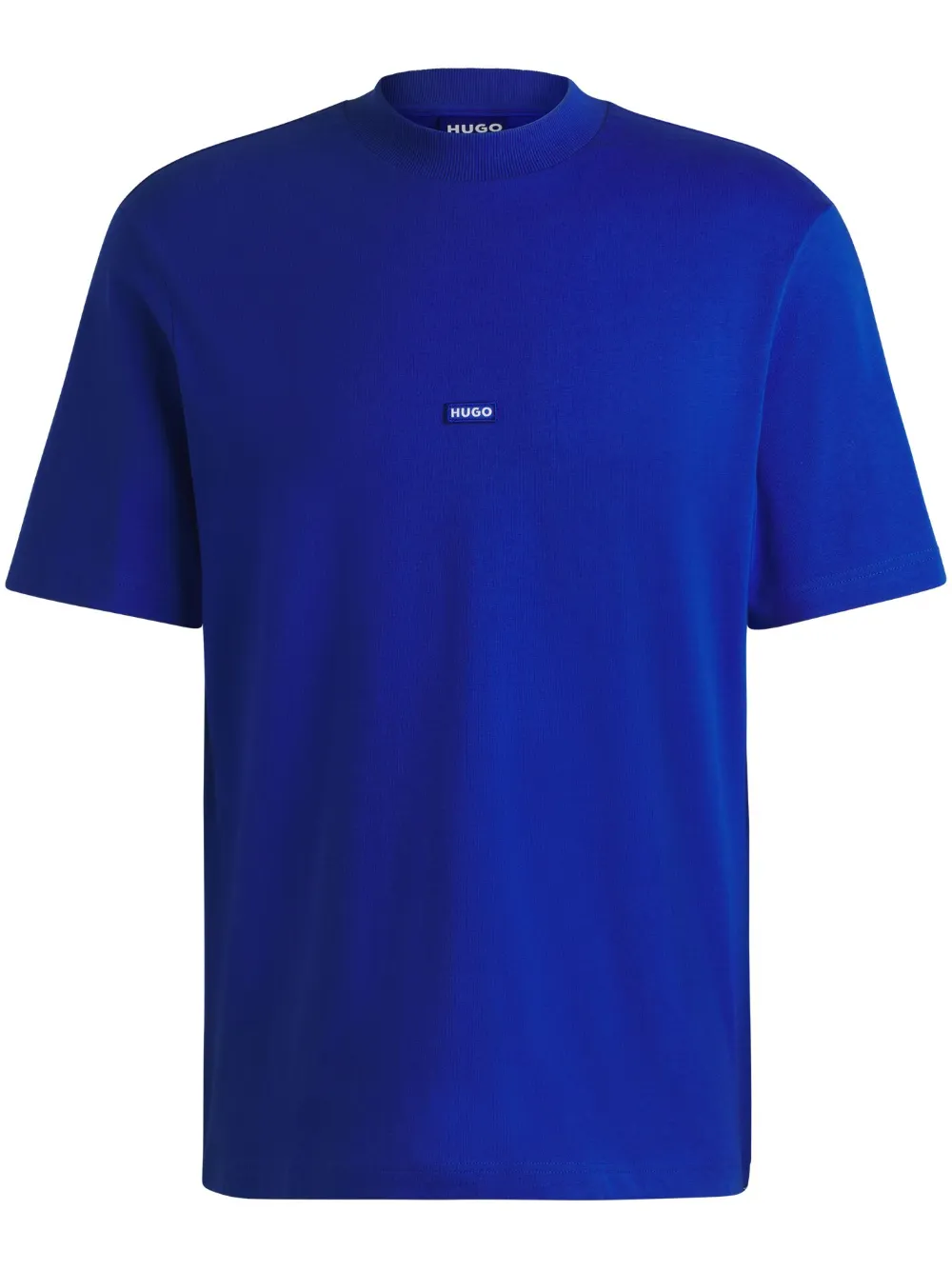 HUGO Camiseta com logo | Azul | Image 1