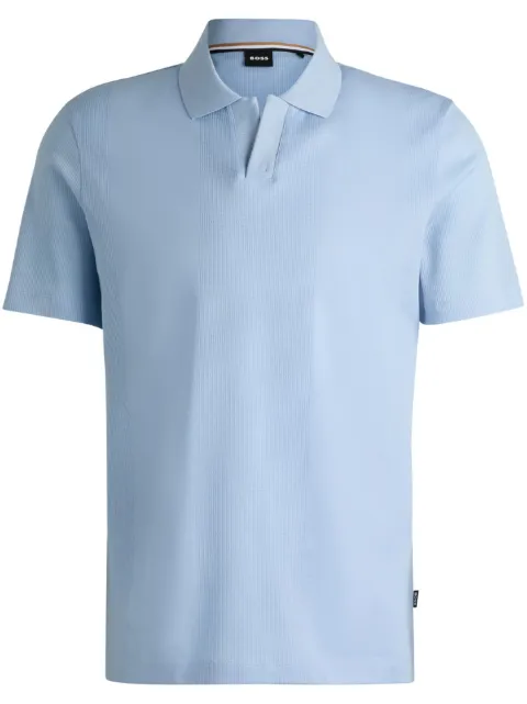 BOSS Camisa polo de algodão