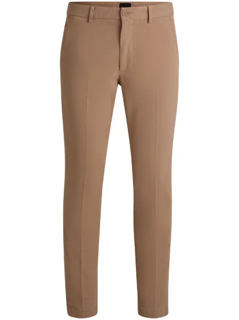 BOSS Calça cenoura com vinco