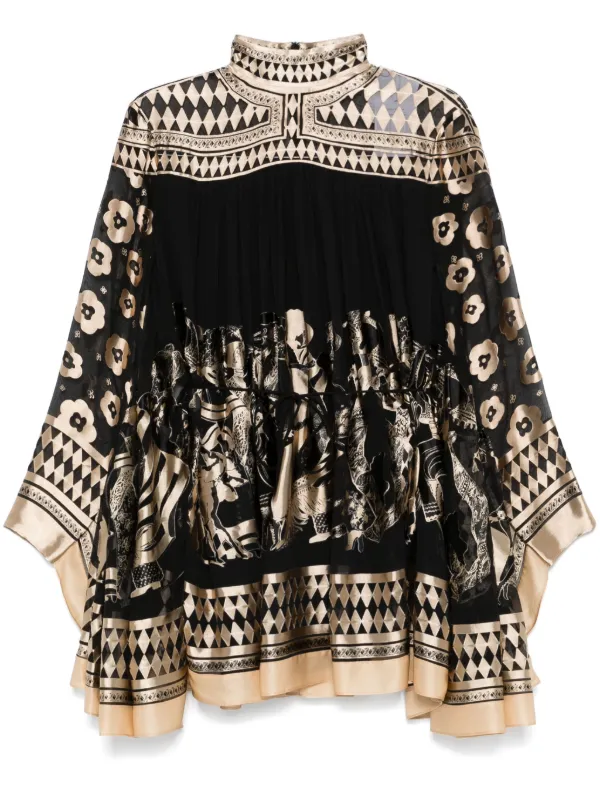 ワンピース Zimmermann DRESS (8066DR25R KHA) Zimmermann - Ginger Pink Multi Buttoned & Belted Mini Dress