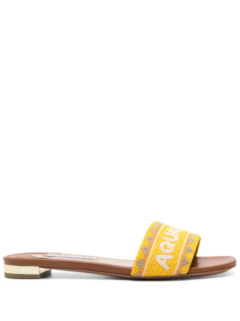 Aquazzura Slide Aqz Beads