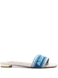 Aquazzura Aqz Beads slides - White