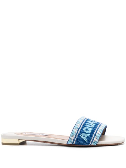 Aquazzura Aqz Beads slides Women