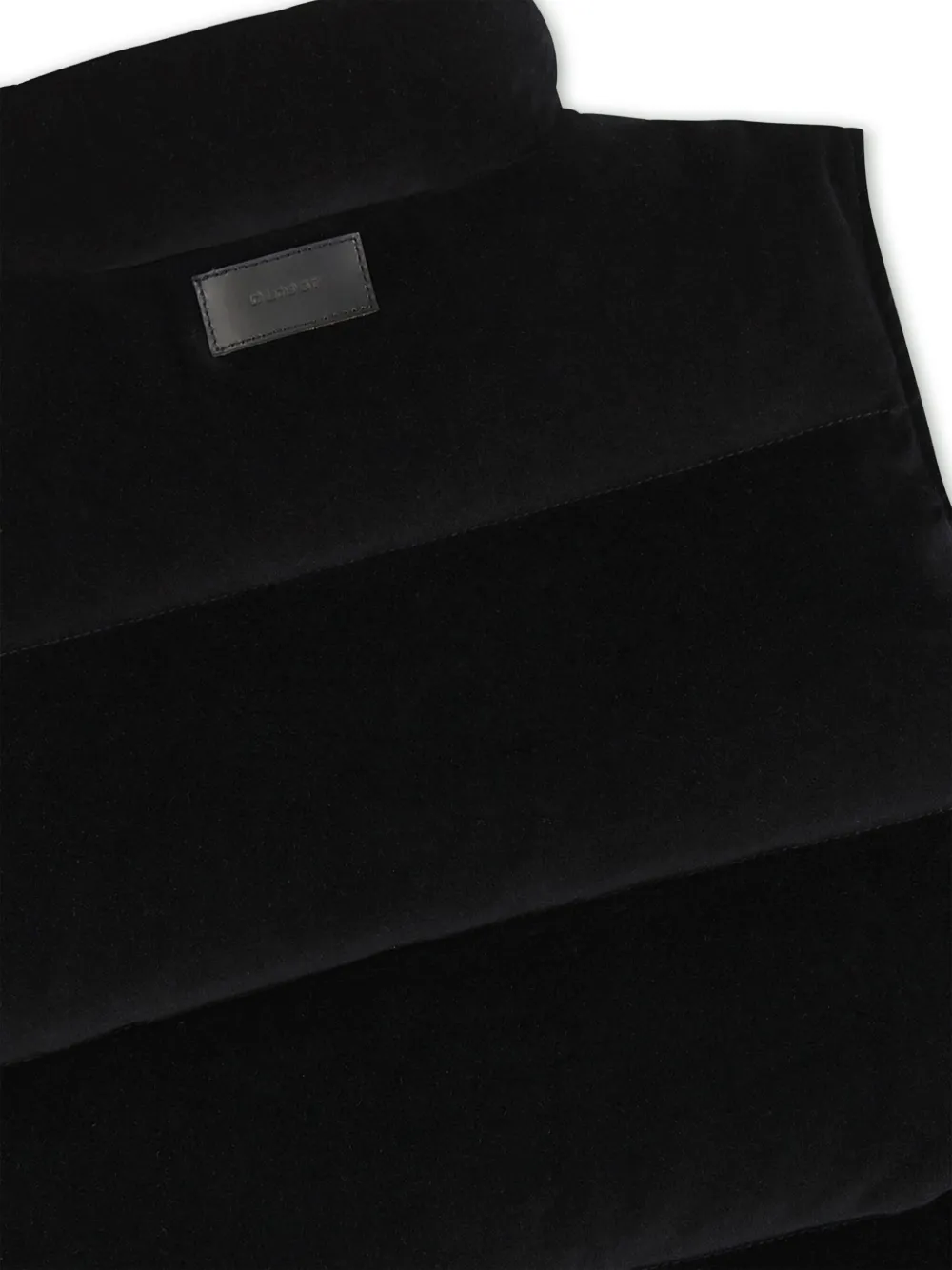 DL1961 KIDS Fluwelen gewatteerde gilet Zwart