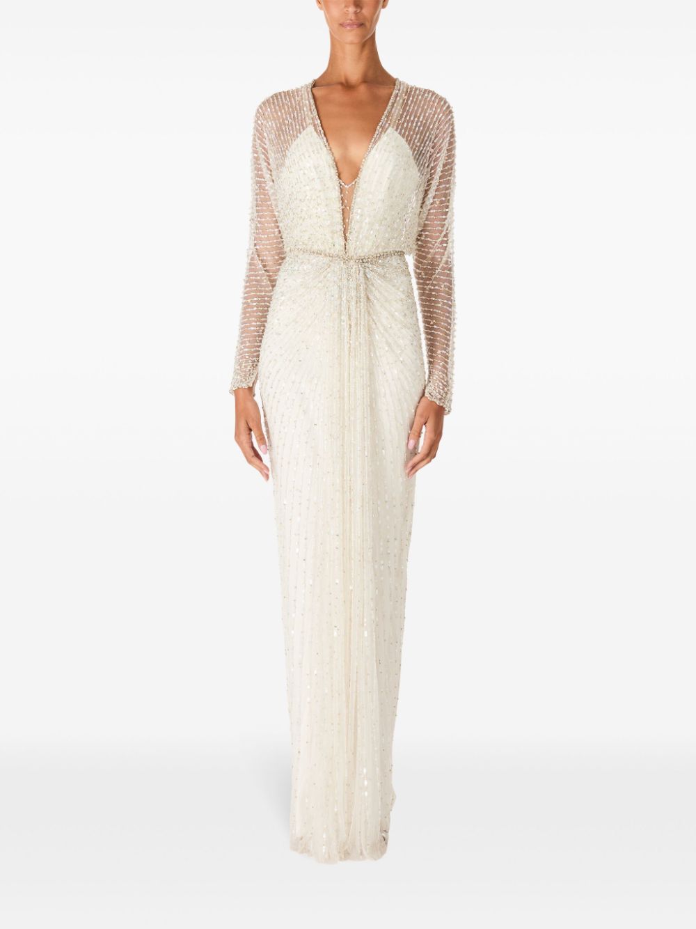 Jenny Packham Nina jurk - Beige